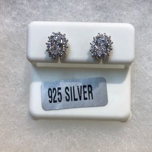 .925 silver stud earrings